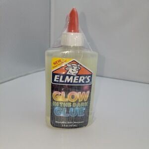 Elmer's Glow in the Dark & Color Glue Bundle Washable‎ Safe 5 fl oz 2 TOTAL
